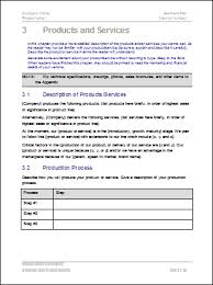 business plan templates 40 page ms