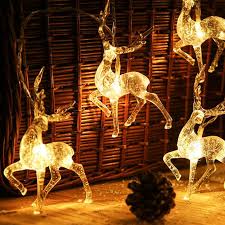 deer string fairy lights