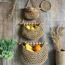 Fruit Basket Boho Rv Decor Cottage Decor