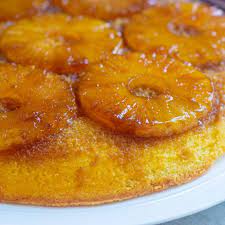 Pineapple Upside Down Cake Without Cherry gambar png