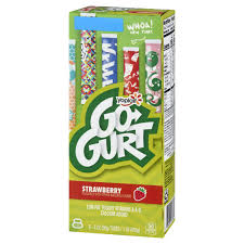 go gurt yogurt fat free strawberry