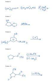Solved Problem 6. (CH₂ czot (CH ₂ CH 2 NH 4t, heat ) - H₂O | Chegg.com