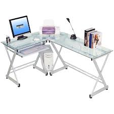 4.7 out of 5 stars with 7 reviews. Fingerhut Techni Mobili L Shaped Glass Computer Desk