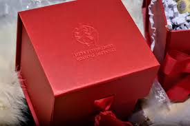 red embossed gift box lieba holistic