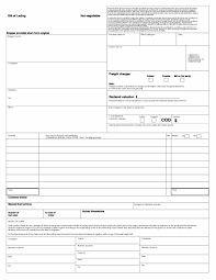 019 Free Bill Of Lading Template Ideas Imposing Blank Form