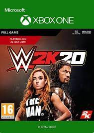 wwe 2k20 xbox one or cd at