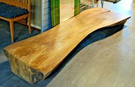 Half Tree Log Coffee Table Large