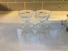 Vintage Pressed Glass Small Ice Cream