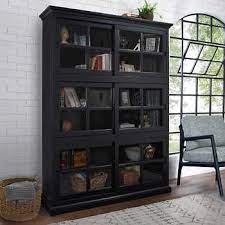 Bookshelves Bookcase With Glass Doors