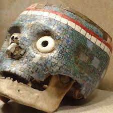 mosaic votive skull mexico city