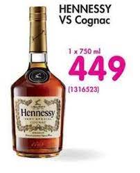 hennessy vs cognac 1x750ml offer at makro