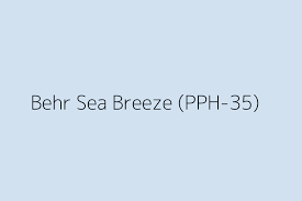 Behr Sea Breeze Pph 35 Color Hex Code