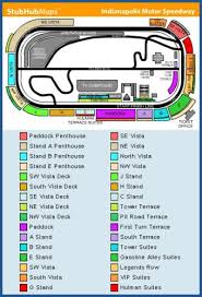 Indianapolis Motor Speedway Seat Map Indianapolis Motor