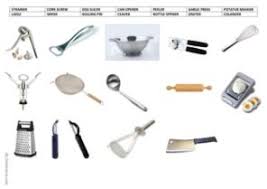 47 kitchen utensils english esl