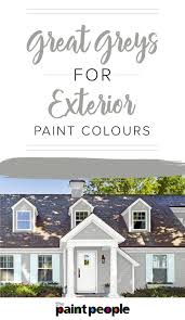 Great Grays For Exterior Paint Colours
