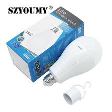 Szyoumy Led Bulb Lamps E27 Usb 15w Emergency Rechargeable Led Light Bulb With 18650 Battery 1200mah Led Bulbs Tubes Aliexpress