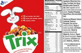 trix cereals ditch artificial colors