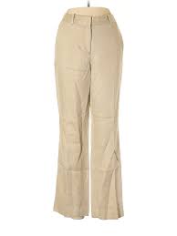 Details About Brooks Brothers Women Brown Linen Pants 10 Petite