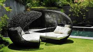 Black Wicker Garden Seating Furniture
