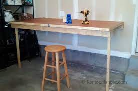 Wall Mounted Folding Table Workbench