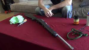 ruger 10 22 takedown cleaning turtorial
