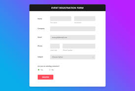 free bootstrap registration form