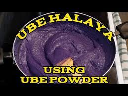ube ha using ube powder how to