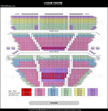 Lyceum Theatre Seating Plan And Prices Theatre Theater