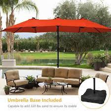 Patio Umbrella With Base Polyester