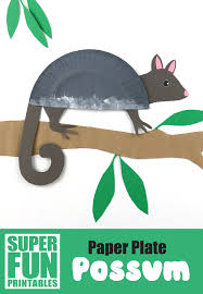 paper plate ringtail possum the craft