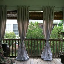 Diy Drop Cloth Curtains Outdoor