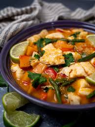easy thai red fish curry skinny spatula