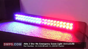 Able 2 Sho Me Led Emergency Scene Light Red Blue 10 5120 Swps
