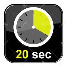 Glossy Button Black - Clock 20sec Stock Photo, Picture and Royalty Free  Image. Image 13983835.