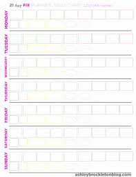 21 Day Fix Tracker Sheet Beautiful Printable 21 Day Fix Meal