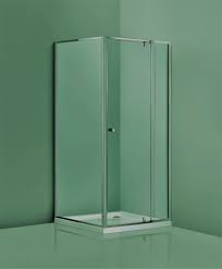 aluminium frame pivot shower door wide