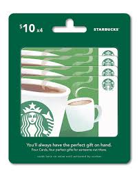 Maybe you would like to learn more about one of these? 40 Worth Of Starbucks Gift Cards Multipack Of 4 10 Ends On Feb 18 2017 11 59 Pm Pst Invention A Day