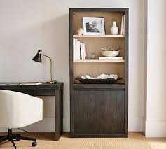 Folsom Two Toned Bookcase With Doors
