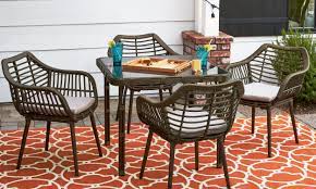 Outdoor benches are a great option and can seat multiple people. How To Choose Patio Furniture For Small Spaces Overstock Com