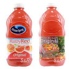 premium ruby and gfruit juice 1l