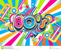 Time Travel Party Theme Festive 80s Theme Party Background