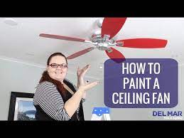 how to paint a ceiling fan you