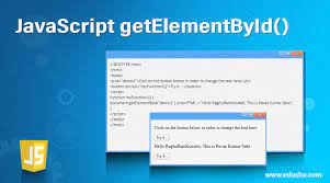 javascript getelementbyid how