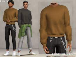 the sims resource lewis top