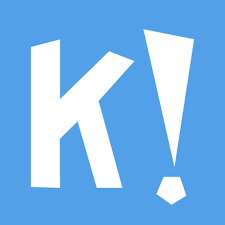 You simply use animated gifs! Kahoot Logo Quiz