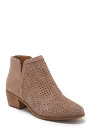Susina Kyle Perforated Suede Ankle Bootie Hautelook