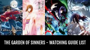 the garden of sinners watching guide