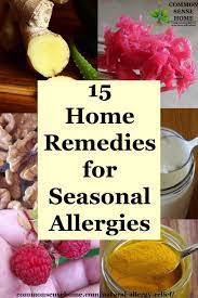 home remes for seasonal allergies