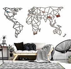 neodolce world map metal wall decor