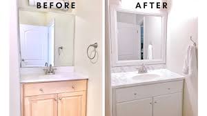 Easy Bathroom Makeover Transformation